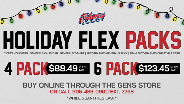 Oshawa Generals Holiday Flex Pack - 4 Tickets