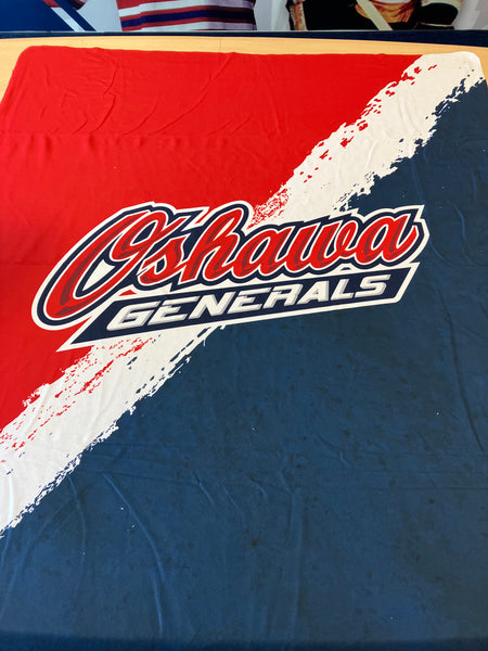 Oshawa Generals Sublimated Fleece Blanket