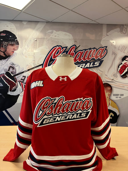 Oshawa Generals Adult Under Armour Red Jersey