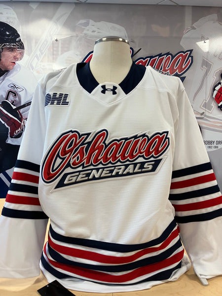 Oshawa Generals Adult Under Armour White Jersey