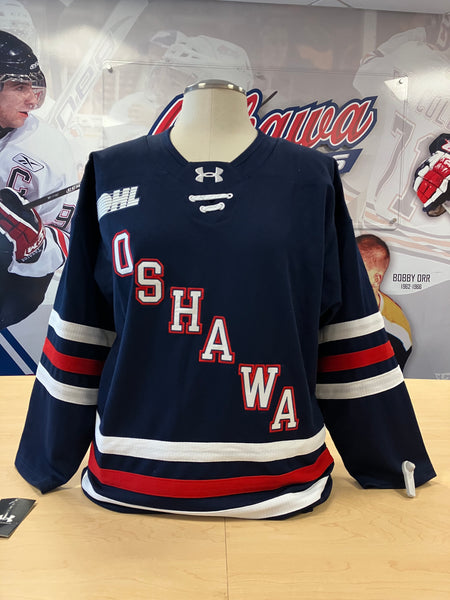 Oshawa Generals Adult Under Armour Navy Jersey